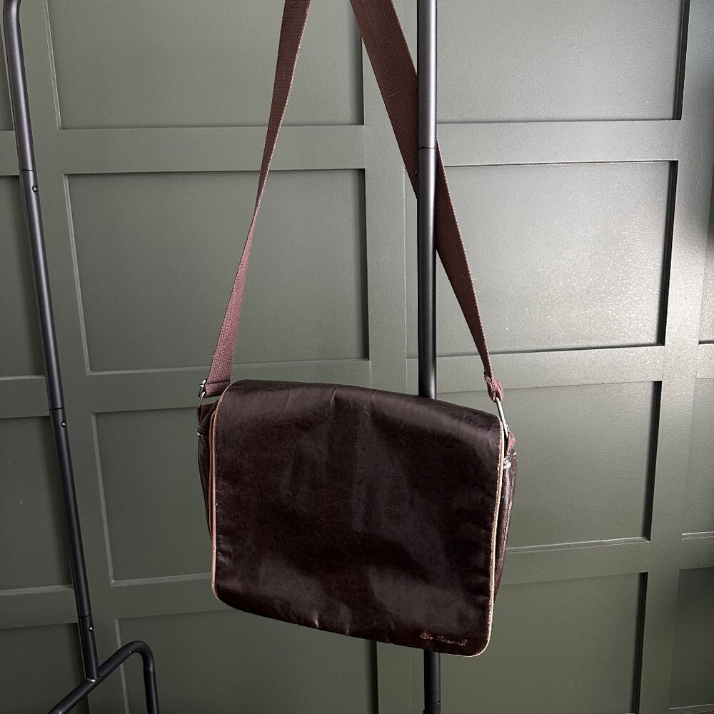 Ben Sherman Leather Messenger Laptop Bag
